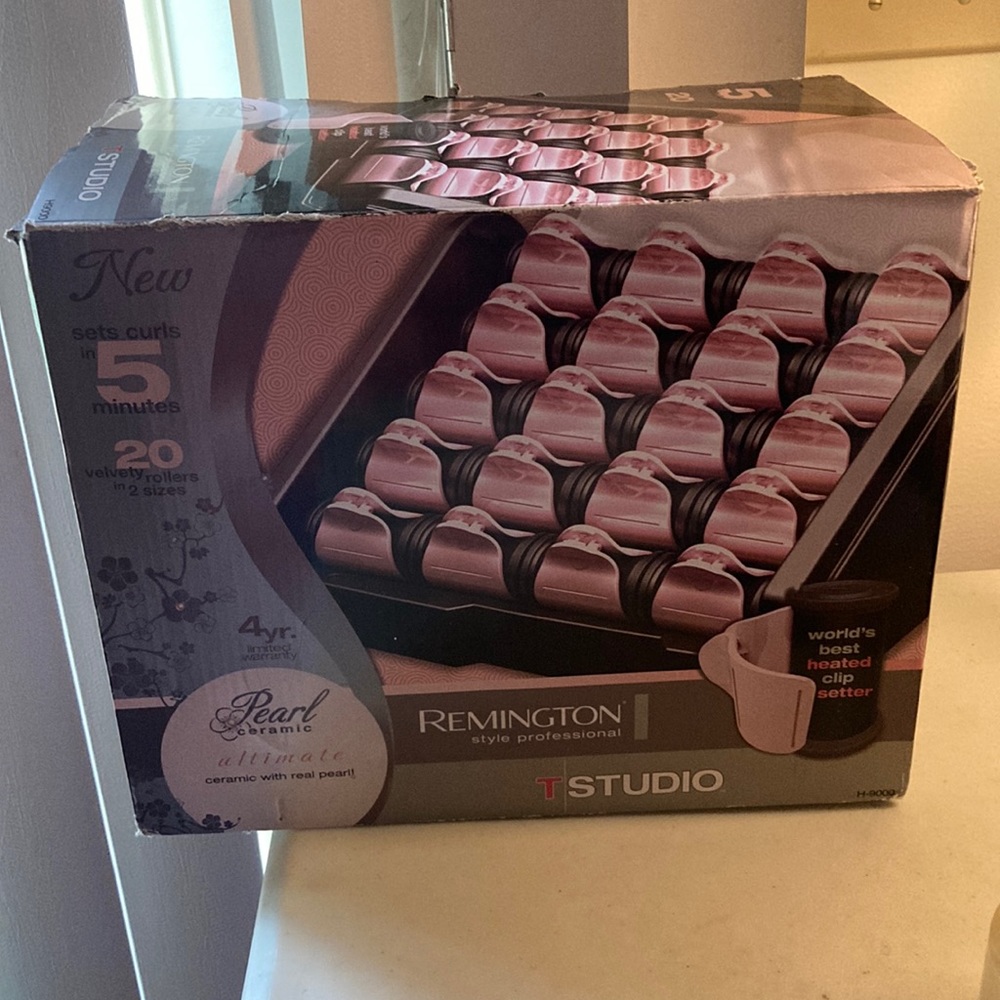 RemingtonT Studio Real Ceramic Ultimate Curlers 20 Velvety Curlers